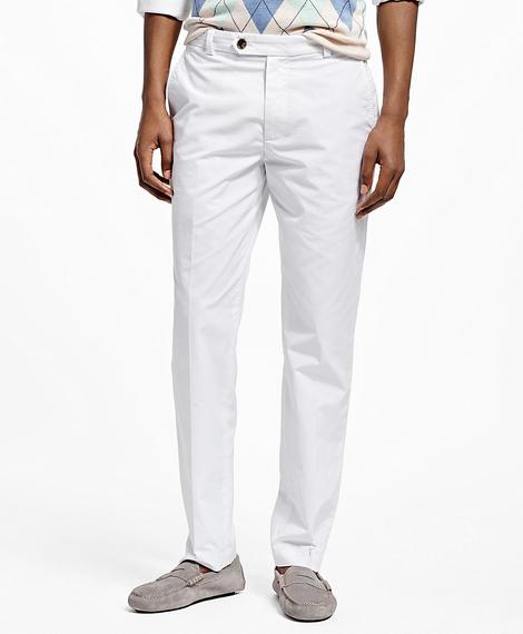 Erkek beyaz milano kesim chino pantolon