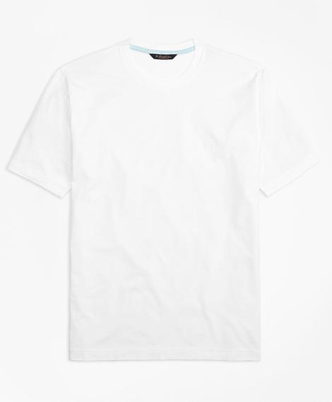 Erkek beyaz renkli supima t-shirt