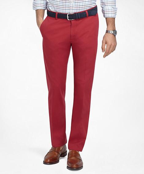 Erkek kırmızı milano kesim pantolon