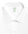 Erkek beyaz non-iron kravat yaka milano kesim klasik gömlek