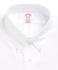 Erkek beyaz non-iron düğmeli yaka madison kesim klasik gömlek