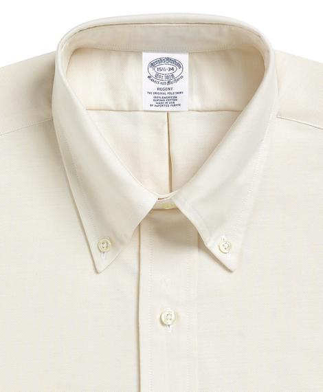 Erkek bej düğmeli yaka oxford regent kesim klasik gömlek