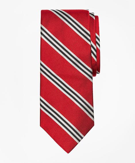 Erkek kırmızı repp kravat