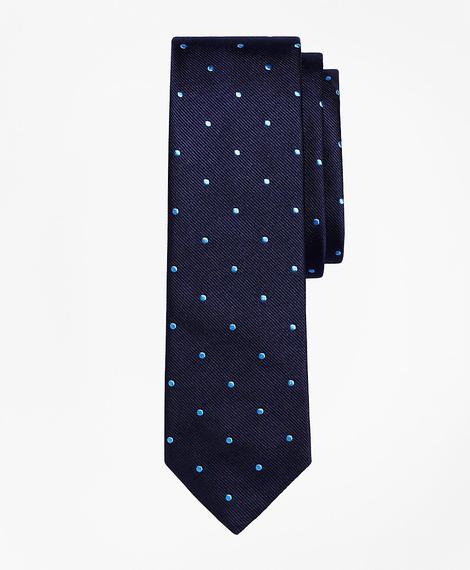 Erkek lacivert/açık mavi noktalı kravat