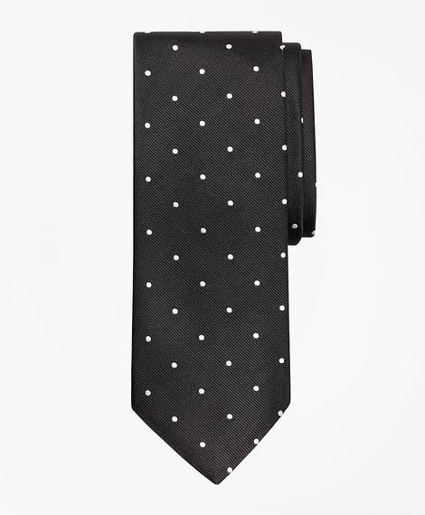 Erkek siyah/beyaz noktalı kravat