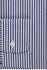 Erkek mavi çizgili italyan yaka non-iron italyan yaka cepsiz milano kesim klasik gömlek