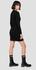 Kadın siyah hyperflex merino triko elbise