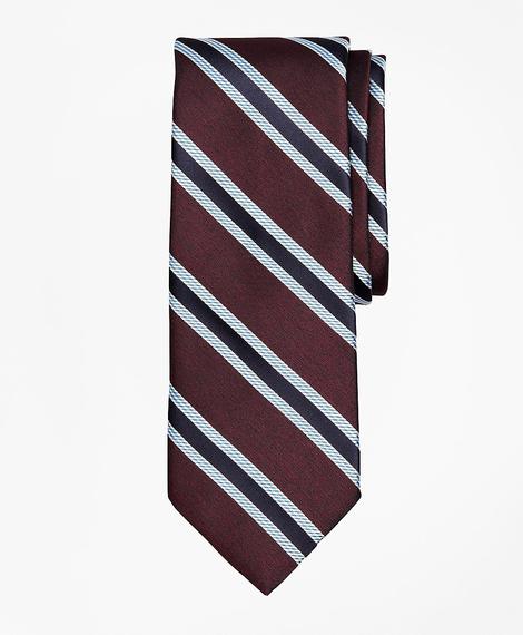 Erkek bordo çizgili kravat