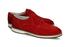 Erkek kırmızı el yapımı bağcıklı klasik ayakkabı