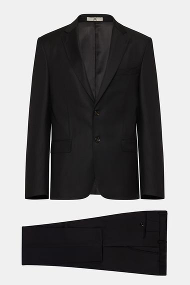 Erkek Siyah Delfino Yün Takım Elbise