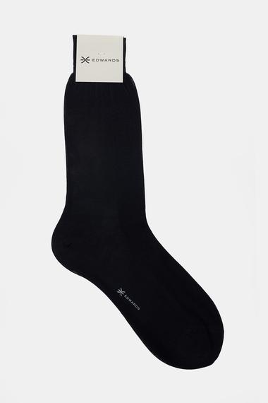 Erkek Lacivert Pamuk Kısa Çorap
