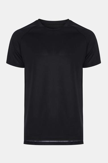 Erkek Siyah Activewear T-Shirt